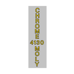 Torker - Chromoly 4130 Seat tube decal
