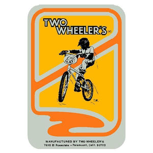 Two Wheelers - Head Tube Prism Decal Old School Bmx