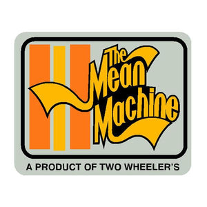 Two Wheelers - Seat Tube Mean Machine Prism Decal Old School Bmx