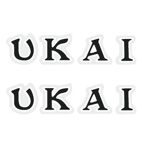 Ukai Rim Decals - Old School Bmx Decal