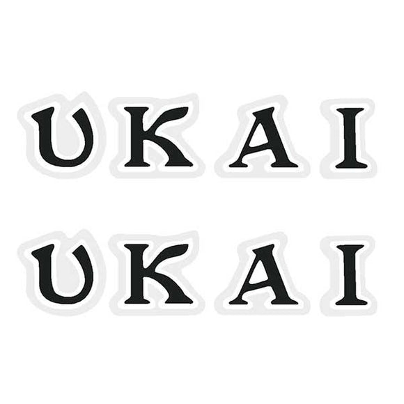 Ukai Rim Decals - Old School Bmx Decal
