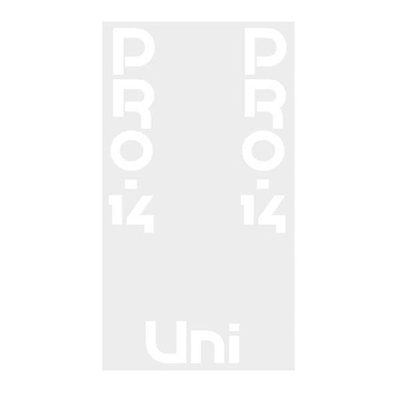 Uni - Pro 14 Seat Pole Decal Old School Bmx